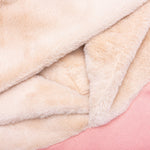 Faux-Fur Hood Sweatshirt UTC269 - Antique Rose