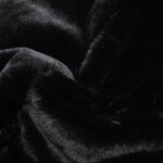 Faux-Fur Hood Sweatshirt UTC269 - Nero