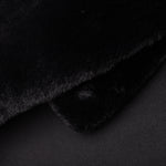 Faux-Fur Hood Sweatshirt UTC269 - Nero