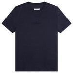 Upside Down Logo T-Shirt  - Blue/Tonal Embroidery
