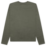 Long Sleeve Logo T-Shirt - Thyme Green