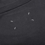 Number Logo Cotton T-Shirt - Washed Black