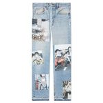 Tabloid Denim Pants - Indigo