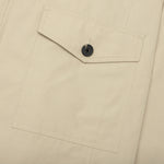 Tailored Cotton Zip-Up Jacket - Taupe