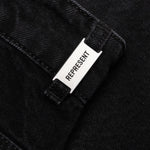 Tailored Denim Shorts - Black