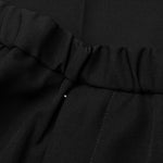 Sharp Gabardine Wool Trouser - Black