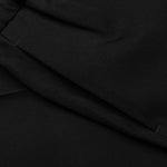 Sharp Gabardine Wool Trouser - Black