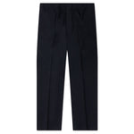 Gabardine Wool Trousers - Navy