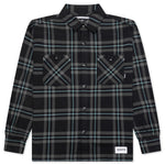 Tartan Check Shirt LS - Black
