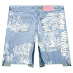 Teresa Double-Wide Denim Short - Indigo