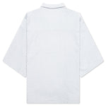 Textured Knit Quarter Zip - Grey