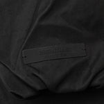 Textured Nylon Trucker Jacket - Black