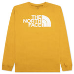 L/S Half Dome - Arrowwood Yellow/TNF White