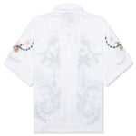 The Palms S/S Woven Crop Fit - White