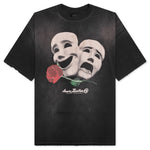 Theatre Masks Oversized Tee - Black