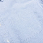 Thom Brown Seamed 4-Bar Oxford Straight Fit Shirt - Light Blue