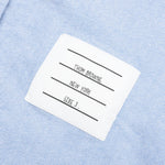 Thom Brown Seamed 4-Bar Oxford Straight Fit Shirt - Light Blue