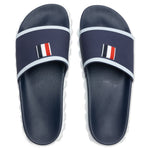Cable Knit Sole Pool Slide - Navy