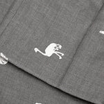 Classic Animal Backstrap Trouser - Medium Grey