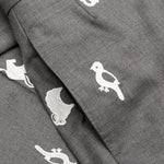 Classic Animal Backstrap Trouser - Medium Grey