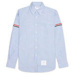 Classic L/S Button Down Point Collar Shirt W/ GG Armband - Light Blue
