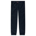 Contrast White Stitching Track Pants - Navy