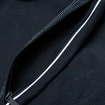 Contrast White Stitching Track Pants - Navy