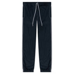 Contrast White Stitching Track Pants - Navy