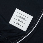 Contrast White Stitching Track Pants - Navy