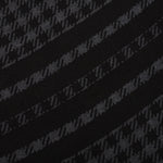 Cotton Gunclub Check Jacquard 4-Bar Sweatpants - Black