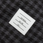Cotton Gunclub Check Jacquard 4-Bar Sweatpants - Black