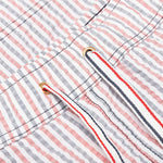 Drawcord Waist Swim Short - Red/White/Blue