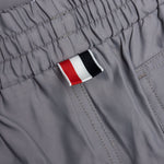 Drawcord Waist Swim Short w/ Solid Swim Tech - Medium Grey