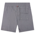 Drawcord Waist Swim Short w/ Solid Swim Tech - Medium Grey