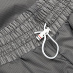Mid Thigh 4 Bar Shorts - Silver