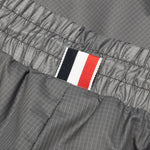 Mid Thigh 4 Bar Shorts - Silver