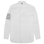 Oxford 4Bar Button Down L/S Shirt - Med Grey