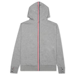 RWB Stripe Pullover Hoodie - Light Grey