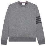 Relaxed Fit Crewneck Sweatshirt - Medium Grey