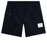 Ripstop Zip Pocket Mid Thigh Shorts - Navy