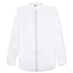 Solid Oxford Straight Fit Button Down L/S Shirt - White