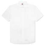 Straight Fit 4Bar Button Down S/S Shirt - White