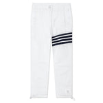 Mesh 4-Bar Track Pants - White