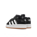 Toddlers Campus 00s Comfort Elastic Lace -  Core Black/Cloud White/Gum