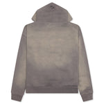 Tonal Beware Hoodie - Cement