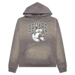 Tonal Beware Hoodie - Cement