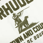 Town and Country Bowling Shirt - Military Green/Off White