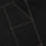 Recycled Polyester Gabardine Loose Fit Trousers - Black