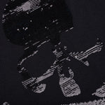 Football V-Neck Jersey T-Shirt - Black