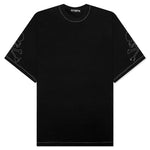 Oversized Ballchain Tee - Black/Silver